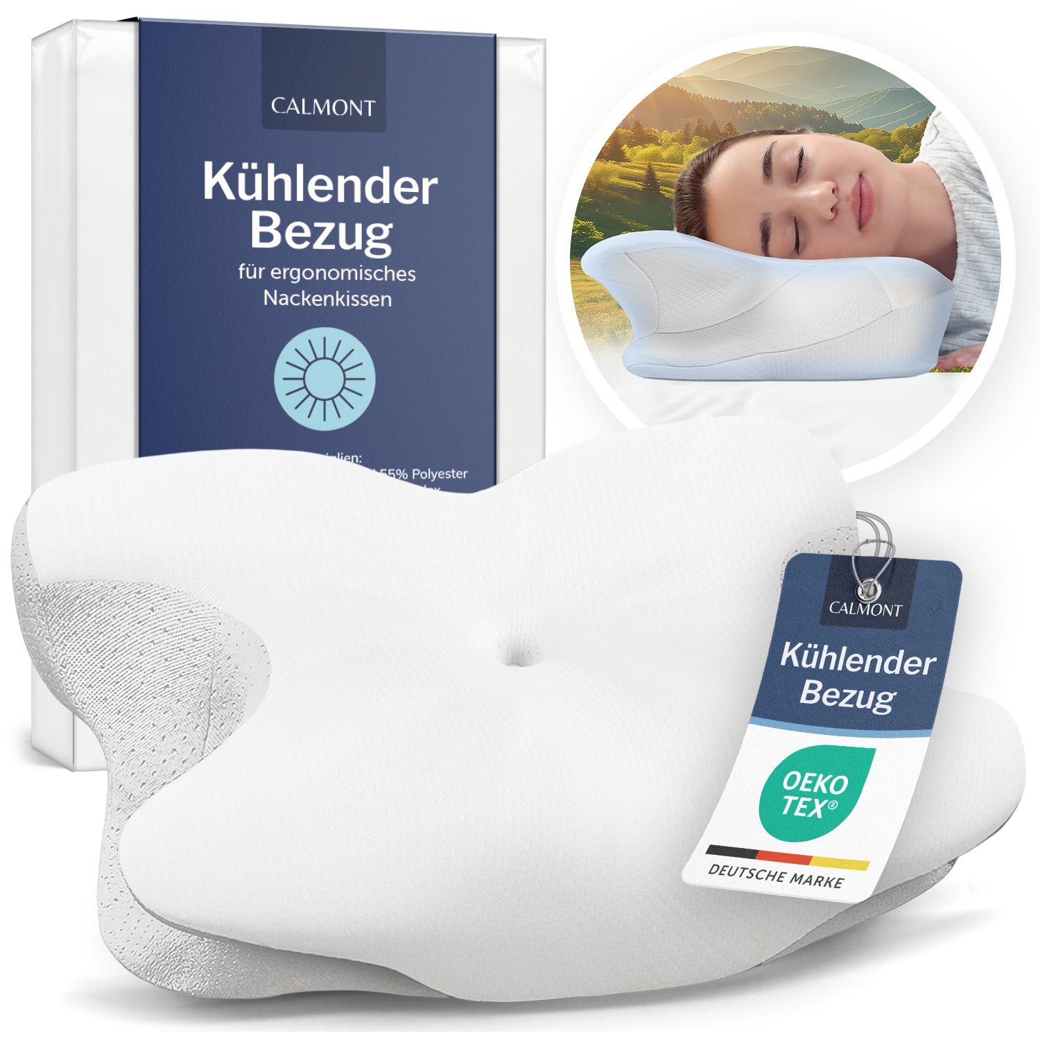 Wechselbezug für Ergonomisches Nackenkissen